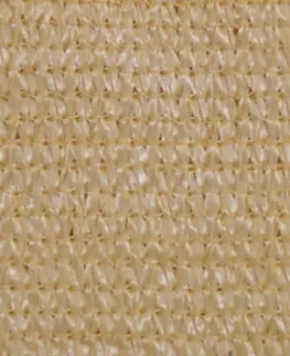 Stínící textilie Plachta proti slnku z HDPE štvorcová 2 x 2 m Béžová
