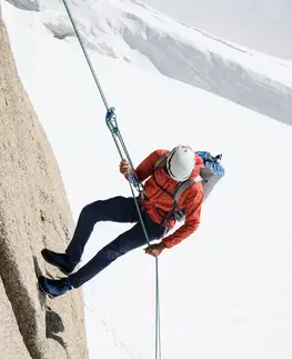 kemping Polovičné lano Rappel Alpinism na lezenie a horolezectvo 8,1 mm × 60 m modré