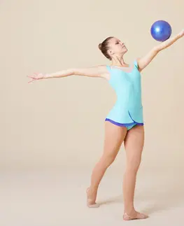 gymnasti Lopta na modernú gymnastiku 18,5 cm modrá