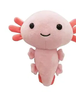 Plyšové hračky COZY NOXXIEZ - Axolotl ružový - plyšový vodný dráčik 21 cm