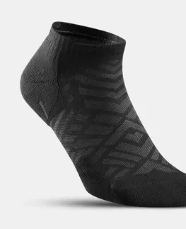 ponožky Ponožky Hike 100 nízke čierne 2 páry