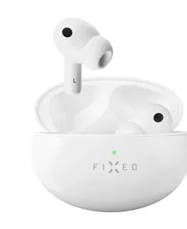 Slúchadlá FIXED Bezdrôtové TWS slúchadlá Pods Pro s ANC a bezdrôtovým nabíjaním, biele