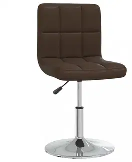 Kancelárske stoličky Kancelárska stolička umelá koža / chróm Dekorhome Čierna