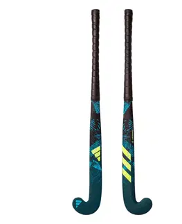 hokej Detská drevená hokejka na pozemný hokej Youngstar modro-čierna