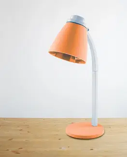 Kancelárske osvetlenie Stolová lampa Monic VO0789 oranžová MAX 15W LB1