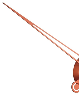 Hodiny Dizajnové nástenné hodiny Future Time FT9650CO Hands copper 60cm