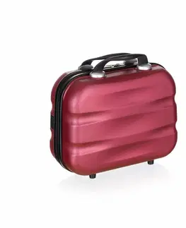 Batohy Pretty UP Cestovný škrupinový kufrík ABS29, veľ. 15, vínová