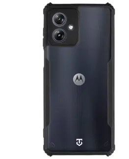 Puzdrá na mobilné telefóny Puzdro Tactical Quantum Stealth pre Motorola G54 5G/Power Edition, transparentné/čierne 57983120828