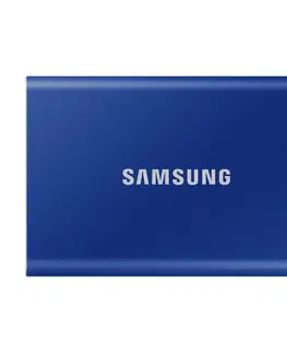 Pevné disky Samsung SSD disk T7, 2 TB, USB 3.2, modrá MU-PC2T0HWW
