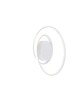Stropne svietidla Dizajnové stropné svietidlo biele vrátane LED 3-stupňového stmievania - Krula