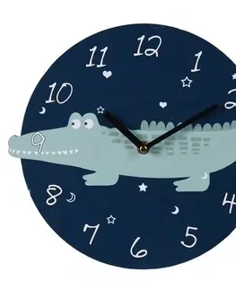 Hodiny Nástenné hodiny Krokodíl, pr. 28 cm