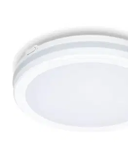 Svietidlá  LED Kúpeľňové stropné svietidlo so senzorom LED/24W/230V pr. 30 cm biela + DO 