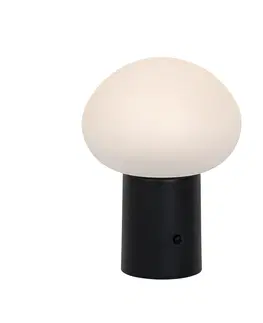 Stolove lampy Stolná lampa čierna vrátane 3-stupňovej stmievateľnej LED - Louise