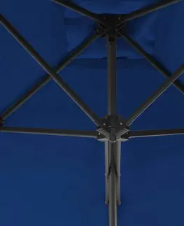 Slnečníky Záhradný slnečník 250x250 cm Dekorhome Modrá