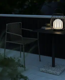 Vonkajšie osvetlenie terasy Nordlux Stolná lampa LED Jim To-Go, vonkajšia, čierna