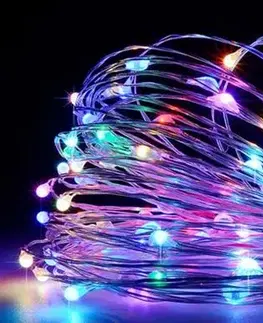 Vnútorné LED osvetlenie na vianočné stromčeky Vianočné osvetlenie  50L SLZY 7/19/NIK BAT MULTI