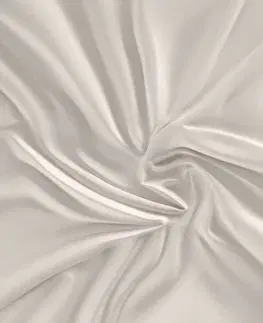 Plachty Kvalitex Saténové prestieradlo Luxury collection, biela, 100 x 200 cm