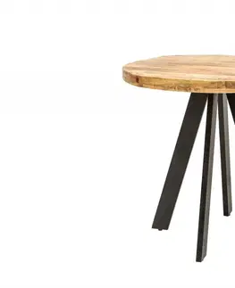 Jedálenské stoly Jídelní stůl THOR 80 cm Dekorhome Prírodné drevo