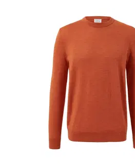 Shirts & Tops Pulóver z vlny merino, oranžový