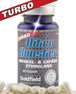 Anabolizéry a NO doplnky Nitro Booster Turbo - Goldfield 60 kaps.