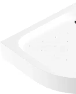 Vane DEANTE - Funkia biela - Akrylátová sprchová vanička, polguľatá, 90 cm KTA_053B