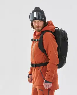 alpinizmus Snowboardový a lyžiarsky batoh FR 100 23 l na freeride čierny