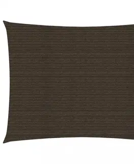 Stínící textilie Tieniaca plachta obdĺžniková HDPE 2 x 3,5 m Dekorhome Sivohnedá taupe
