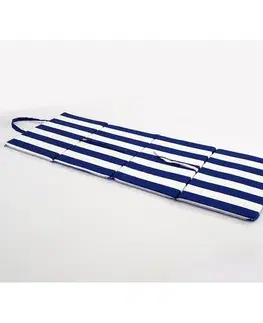 Doplnky do spálne B.E.S. Petrovice Plážové ležadlo, modro-biele pruhy