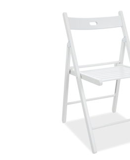 Jedálenské stoličky Signal Stolička SMART II biela
