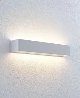Nástenné svietidlá Lindby Nástenné LED svietidlo Lonisa, biela 53 cm