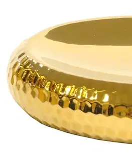 Kúpeľňové doplnky Mydelnička Karat keramika zlatá CST-1827 84
