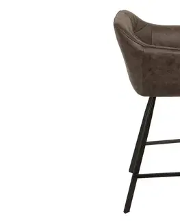 Barové stoličky LuxD Dizajnová barová stolička Giuliana, taupe
