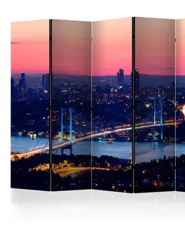 Paravány Paraván Bosphorus Bridge Dekorhome 225x172 cm (5-dielny)