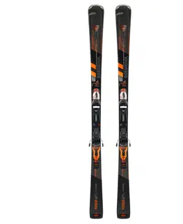 lyže Zjazdové lyže s viazaním Forza 128 40° čierno-oranžové