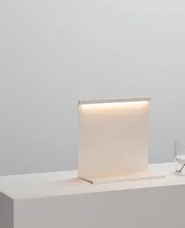 Stolové lampy HAY HAY LBM stolová LED lampa stmievač, krémová biela