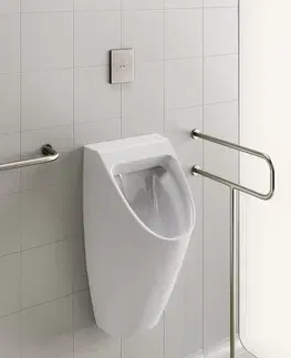 Kúpeľňa GSI - COUNITY urinál so zakrytým prívodom vody 31x65cm, biela ExtraGlaze 909711