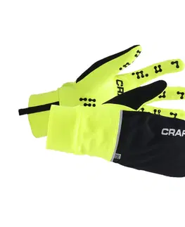 Zimné rukavice Rukavice 2v1 CRAFT ADV Hybrid Weather čierna - L
