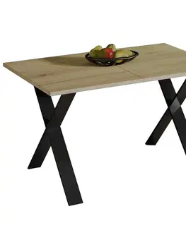 Jedálenské stoly Stôl X 210 dub natura