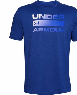Pánske tričká Pánske tričko Under Armour Team Issue Wordmark SS American Blue - S