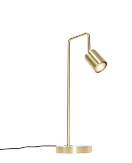 Stolove lampy Moderná stolná lampa mosadzná nastaviteľná - Java