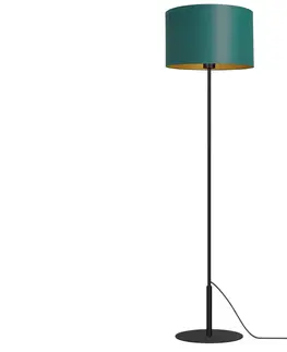 Lampy  Stojacia lampa ARDEN 1xE27/60W/230V zelená/zlatá 