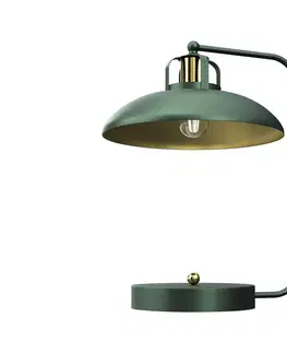 Lampy  Stolná lampa FELIX 1xE27/60W/230V zelená 