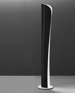 Stojacie lampy Artemide Čierno-biela stojaca LED lampa Artemide Cadmo