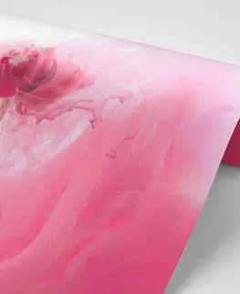 Abstraktné tapety Tapeta ružový kvet v zaujímavom prevedení