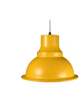 Závesné svietidlá Aluminor Aluminor Loft závesné svietidlo, Ø 39 cm, žltá