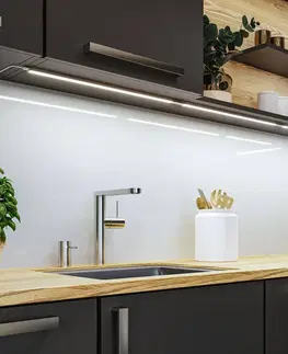 Osvetlenie kuchynskej linky Paulmann Paulmann vstavané svietidlo Inline 2x predĺženie chróm 55 cm CCT
