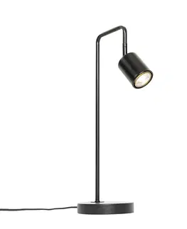 Stolove lampy Moderná stolná lampa čierna nastaviteľná - Java