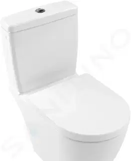 Kúpeľňa VILLEROY & BOCH - Avento WC kombi misa, DirectFlush, CeramicPlus, alpská biela 5644R0R1