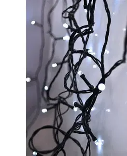 Vianočné dekorácie Vianočná LED reťaz vonkajšia studená biela, 5 m