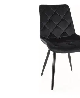 Jedálenské stoličky ROSTA jedálenská stolička, čierna 
